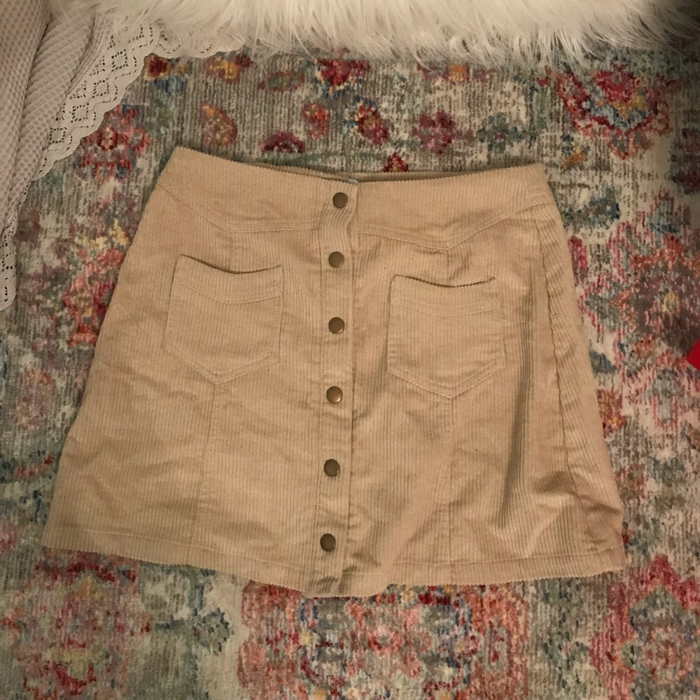 Corduroy skirt